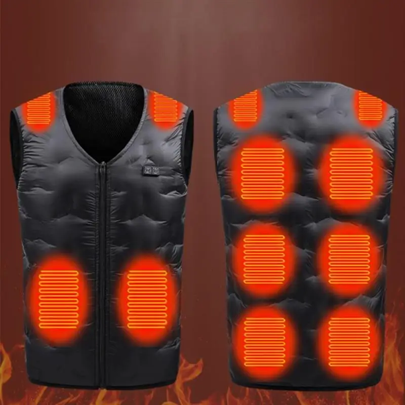 10 Zones Heated Vest Electric Heating Jacket Men Women Sportswear Heated Coat Graphene Heat Coat USB Charing For Camping S-5xl
10 Zones Heated Vest Electric Heating Jacket Men Women Sportswear Heated Coat Graphene Heat Coat USB Charing For Camping S-5xl