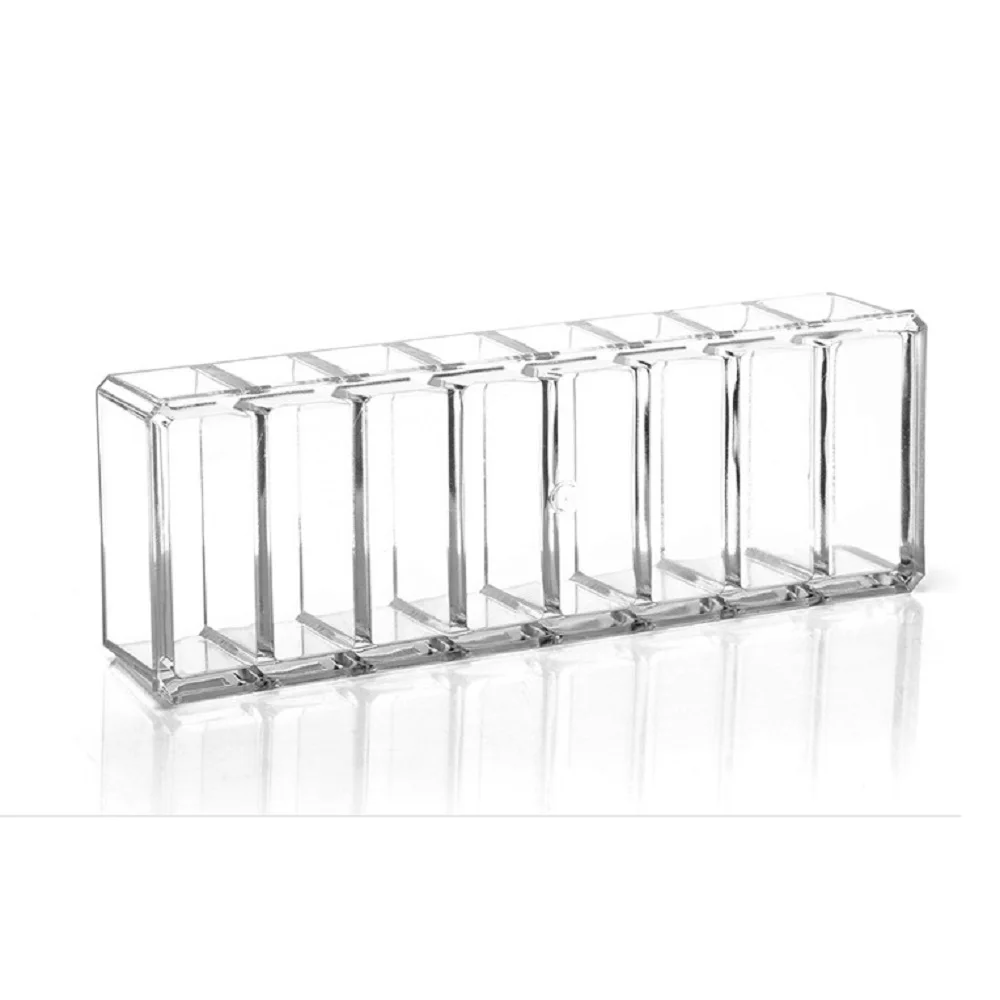 1pc 8 Grids Clear Acrylic Makeup Organizer Cosmetic Storage Box Case Powder Box Lipsticks Storage Case Rack Makeup Tool Holder
1pc 8 Grids Clear Acrylic Makeup Organizer Cosmetic Storage Box Case Powder Box Lipsticks Storage Case Rack Makeup Tool Holder