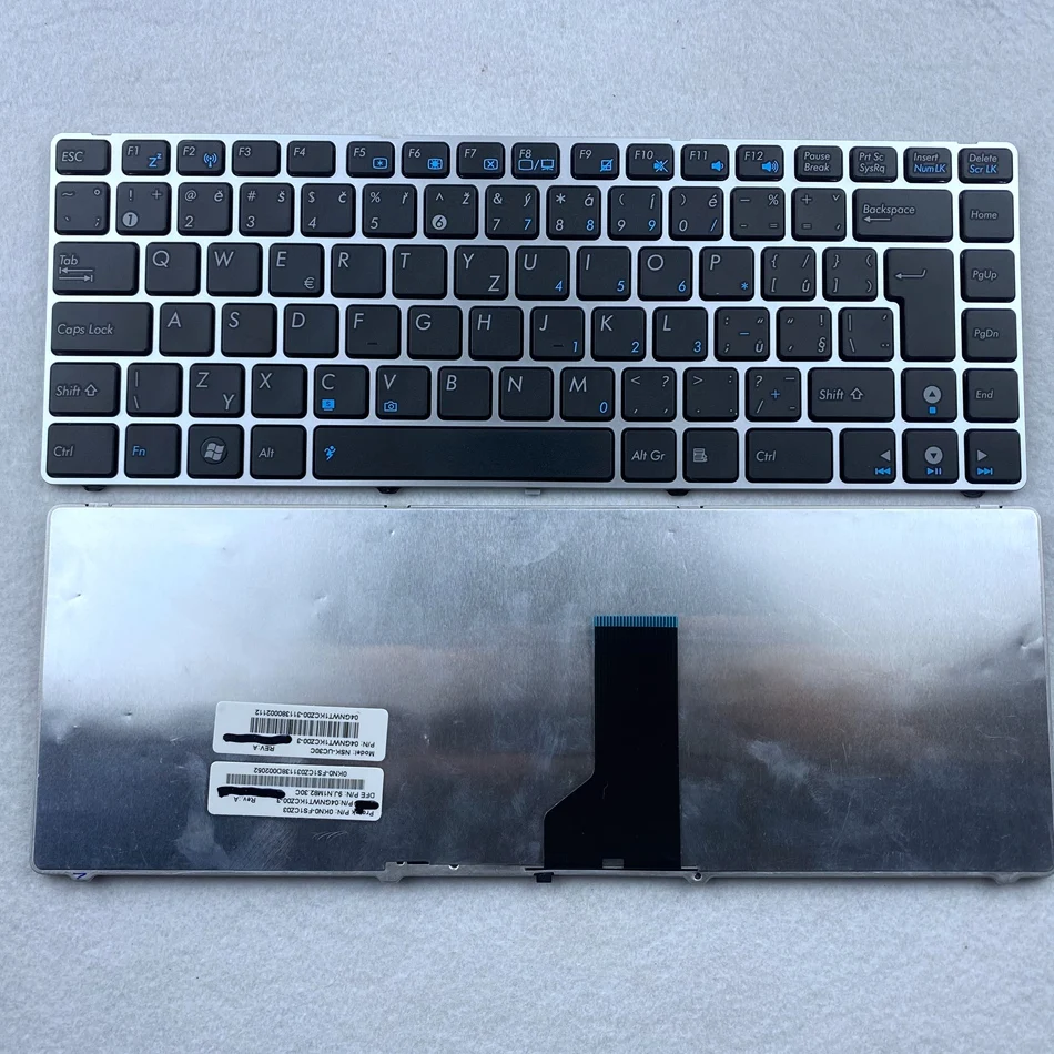 Czech Laptop Keyboard For ASUS A42J X42 UL30 UL80 X43J K43 X43S K42 P43J UL30A UL30V Black/Silver Frame CZ Layout
Czech Laptop Keyboard For ASUS A42J X42 UL30 UL80 X43J K43 X43S K42 P43J UL30A UL30V Black/Silver Frame CZ Layout