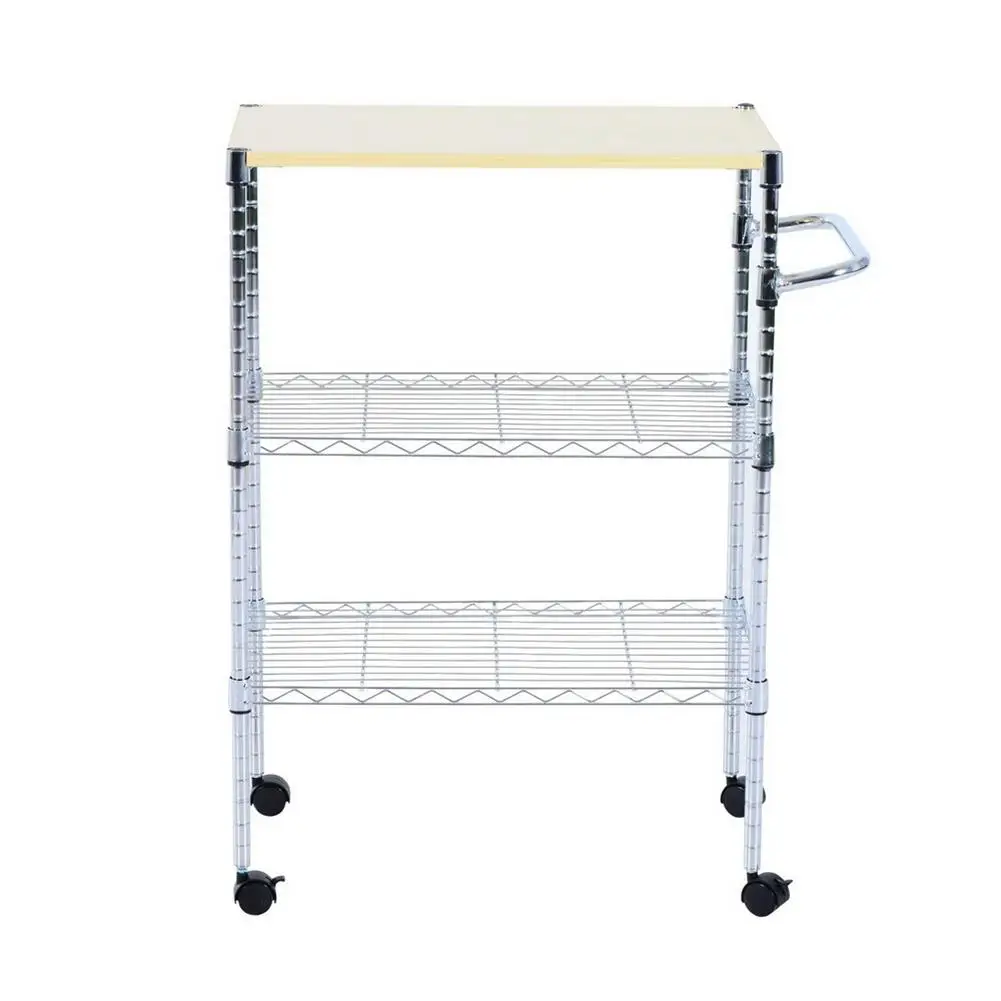 3-Tier Rolling Kitchen Trolley Cart Steel Island Storage Utility Service Storage Basket Steel Pipe Stand Kitchen Organizer Holde
3-Tier Rolling Kitchen Trolley Cart Steel Island Storage Utility Service Storage Basket Steel Pipe Stand Kitchen Organizer Holde