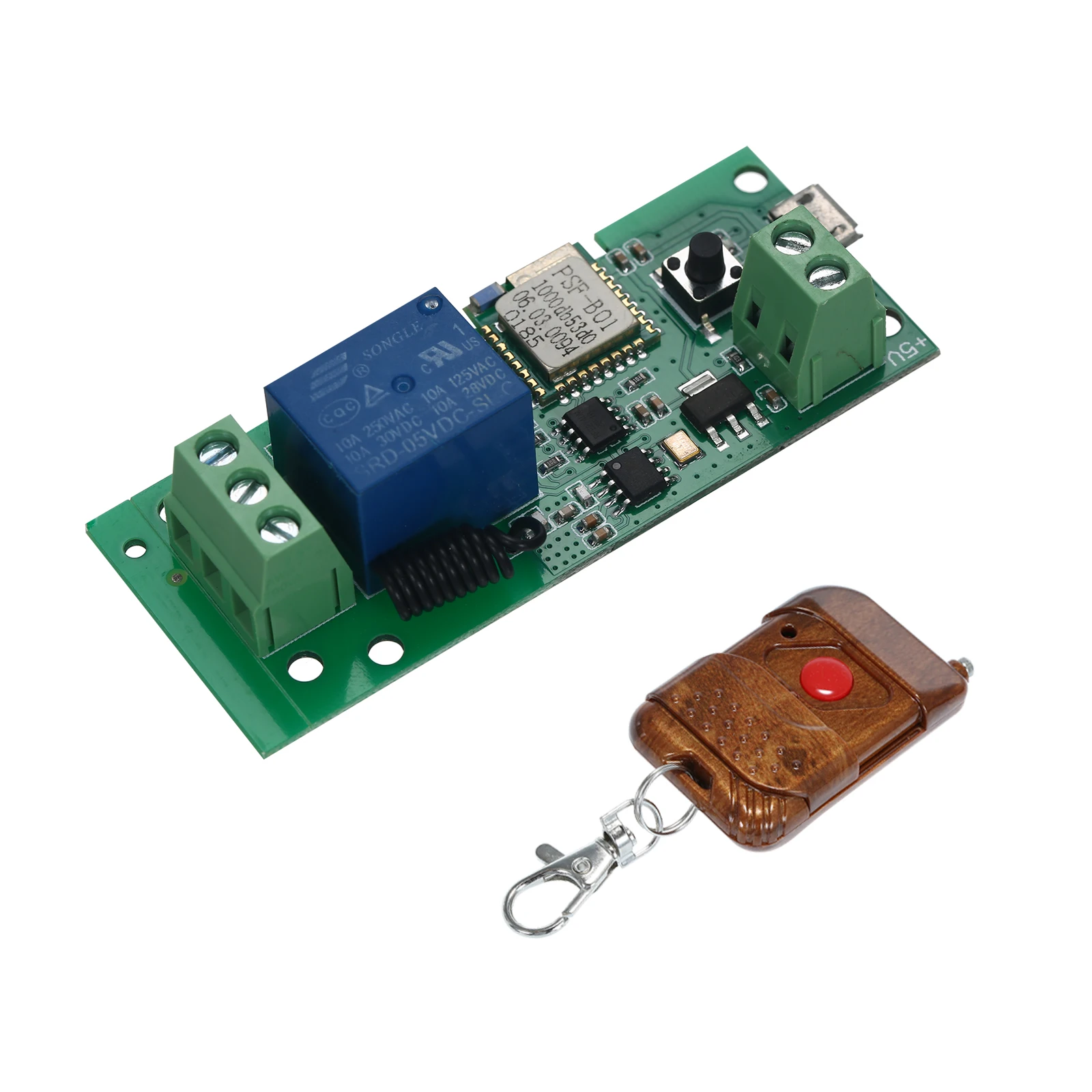eWeLink USB DC5V Wifi Switch RF 433MHz Wireless Relay Module Smart Home Automation Modules Phone APP Remote Control Timer Switch
eWeLink USB DC5V Wifi Switch RF 433MHz Wireless Relay Module Smart Home Automation Modules Phone APP Remote Control Timer Switch