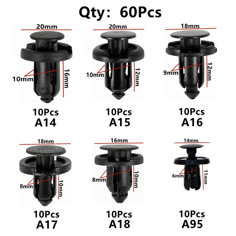 Заклепки для Lexus IS GX 430 460 500 500H 600h LX LX470 LX570 NX NX200t Lfa Ls LS400 400h 450h 350 350L, 60 шт.
Заклепки для Lexus IS GX 430 460 500 500H 600h LX LX470 LX570 NX NX200t Lfa Ls LS400 400h 450h 350 350L, 60 шт.