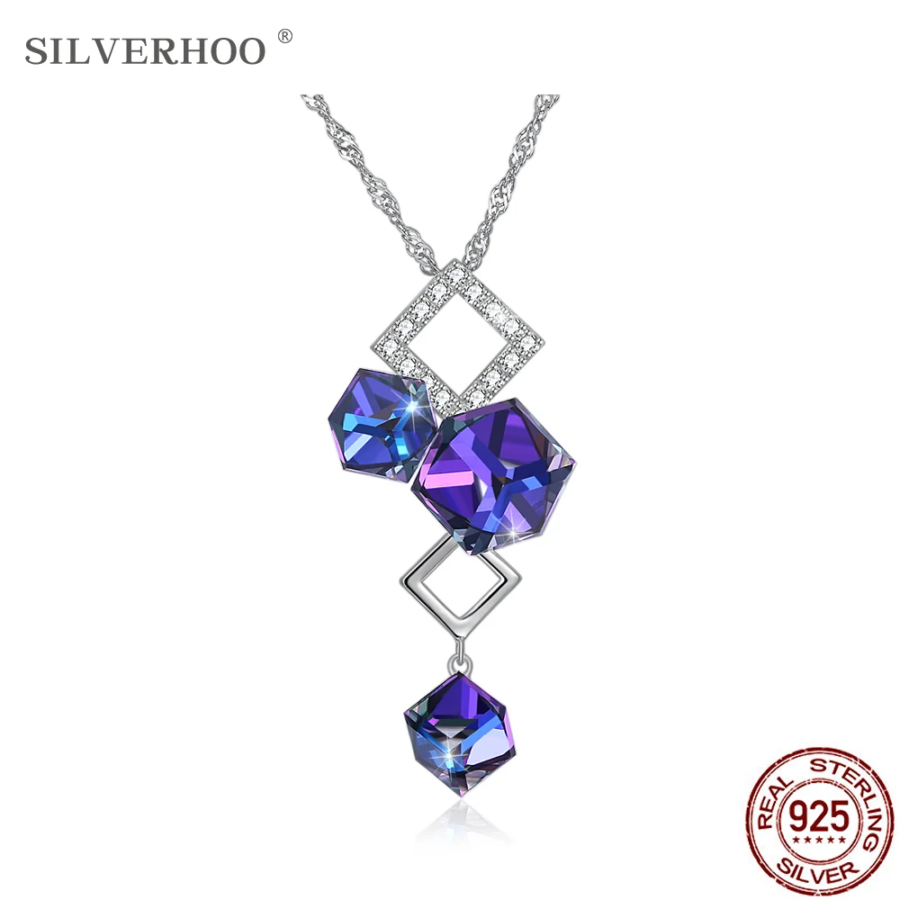 Ожерелье SILVERHOO из серебра 925 пробы с кулоном геометрической формы с австрийским кристаллом
Ожерелье SILVERHOO из серебра 925 пробы с кулоном геометрической формы с австрийским кристаллом