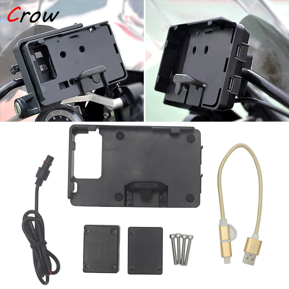 For BMW R1200GS Mobile Phone Navigation Bracket ADV F700 800GS CRF1000L Africa Twin For Honda Motorcycle USB Charging 12MM Mount
For BMW R1200GS Mobile Phone Navigation Bracket ADV F700 800GS CRF1000L Africa Twin For Honda Motorcycle USB Charging 12MM Mount