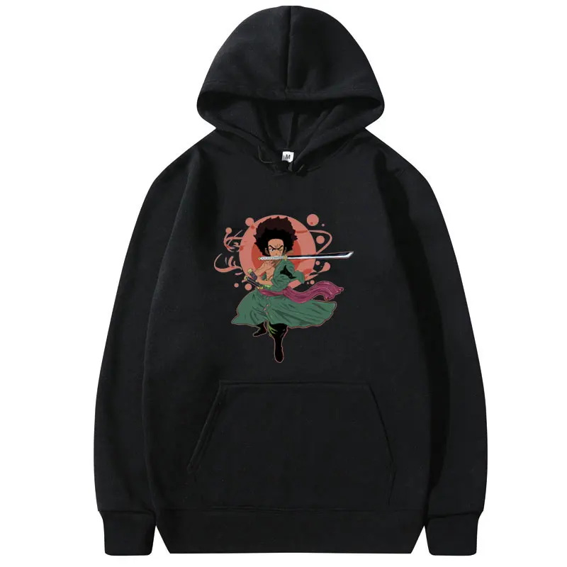Fashion Creativity The Boondocks Huey Roronoa Zoro Print Hoodie Men Women Oversized Cotton Hoodies Mens New In Stock Sweatshirt
Fashion Creativity The Boondocks Huey Roronoa Zoro Print Hoodie Men Women Oversized Cotton Hoodies Mens New In Stock Sweatshirt