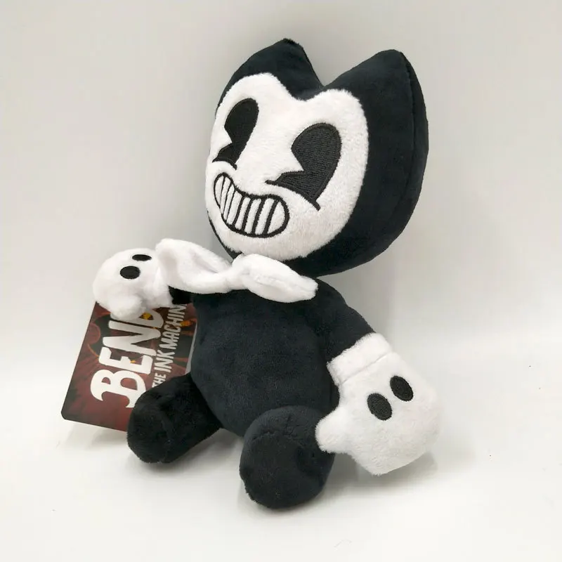 

Bendy and Ink Machine Entangled Game Peluche Toy Cartoon Anime Black White Dog Girl Plush Toys for Kids Children Gift Hobbies