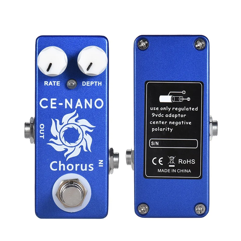Mosky Ce-Nano Chorus Guitar Effect Pedal True Bypass Switch RATE / DEPTH Modes aluminum alloy True Bypass Electric Guitar Parts
Mosky Ce-Nano Chorus Guitar Effect Pedal True Bypass Switch RATE / DEPTH Modes aluminum alloy True Bypass Electric Guitar Parts