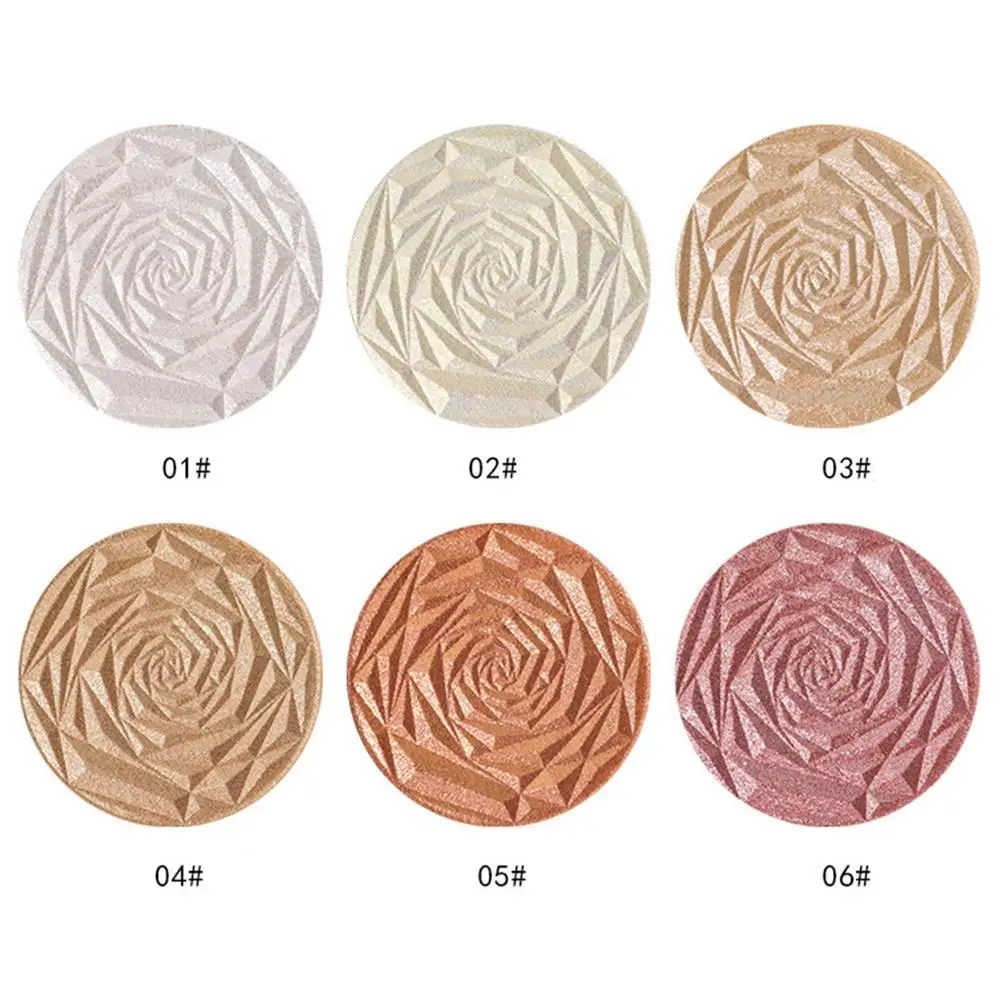 6 Colors Highlighter Powder Rose Diamond Highlighter Blusher Palette Makeup Glow Face Contour Shimmer Highlight Cosmetics
6 Colors Highlighter Powder Rose Diamond Highlighter Blusher Palette Makeup Glow Face Contour Shimmer Highlight Cosmetics
