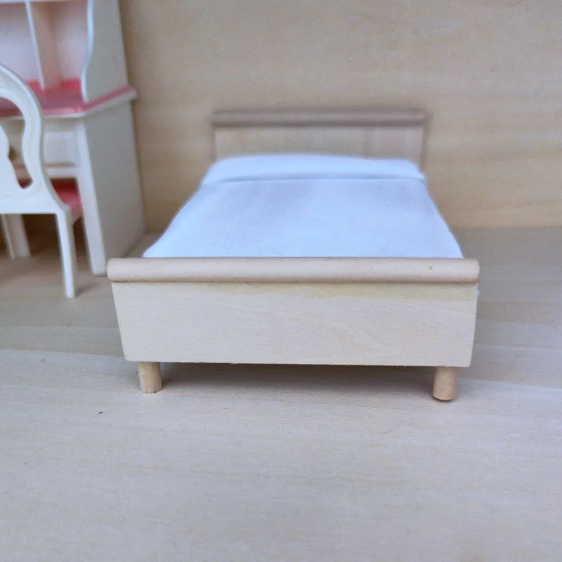 Dollhouse Miniature Furniture Mini Wooden Bed Ornaments Model Crafts DIY for Doll House Decoration Accessories 12.3x7.5x3.5cm
Dollhouse Miniature Furniture Mini Wooden Bed Ornaments Model Crafts DIY for Doll House Decoration Accessories 12.3x7.5x3.5cm