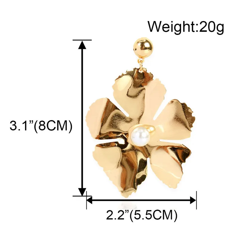 Fashion European and American personality simple flower earrings temperament 2021 modern women's jewelry
Fashion European and American personality simple flower earrings temperament 2021 modern women's jewelry