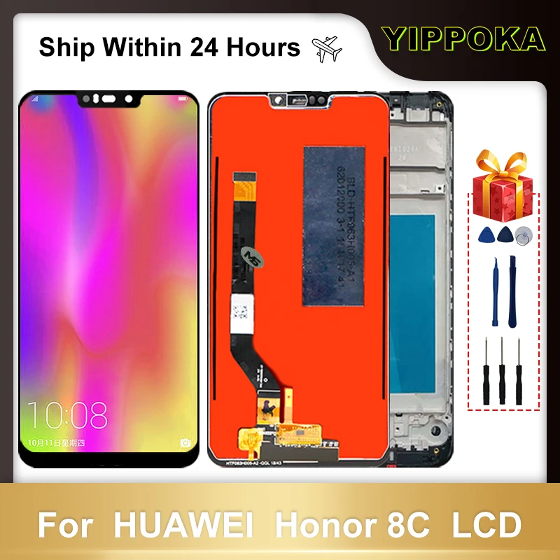 6.26"For Huawei Honor 8C LCD Display Touch Screen Digitizer Assembly Replacement Parts For Honor 8C Display BKK-L21 BKK-AL10 LCD
6.26"For Huawei Honor 8C LCD Display Touch Screen Digitizer Assembly Replacement Parts For Honor 8C Display BKK-L21 BKK-AL10 LCD