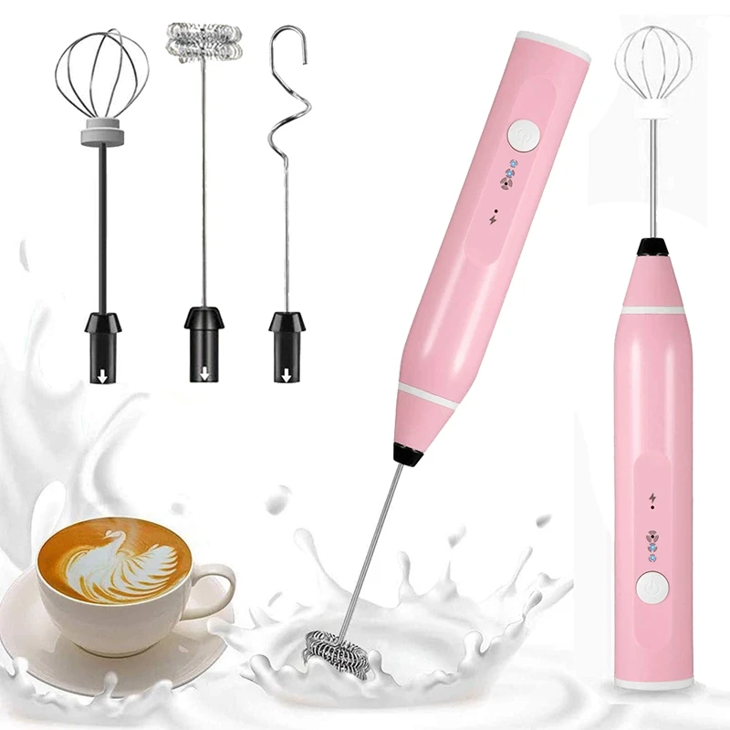 Milk Frother Handeld Electric Whisk for Baking Coffee Frother Jug USB Rechargeable Three-Speed Adjustment Milk Bubbler
Milk Frother Handeld Electric Whisk for Baking Coffee Frother Jug USB Rechargeable Three-Speed Adjustment Milk Bubbler