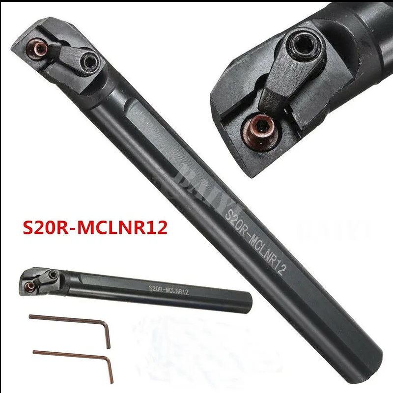 S20R-MCLNR12(20mm*200mm)CNC Lathe Boring Machining Cutter External Turning TooL
S20R-MCLNR12(20mm*200mm)CNC Lathe Boring Machining Cutter External Turning TooL
