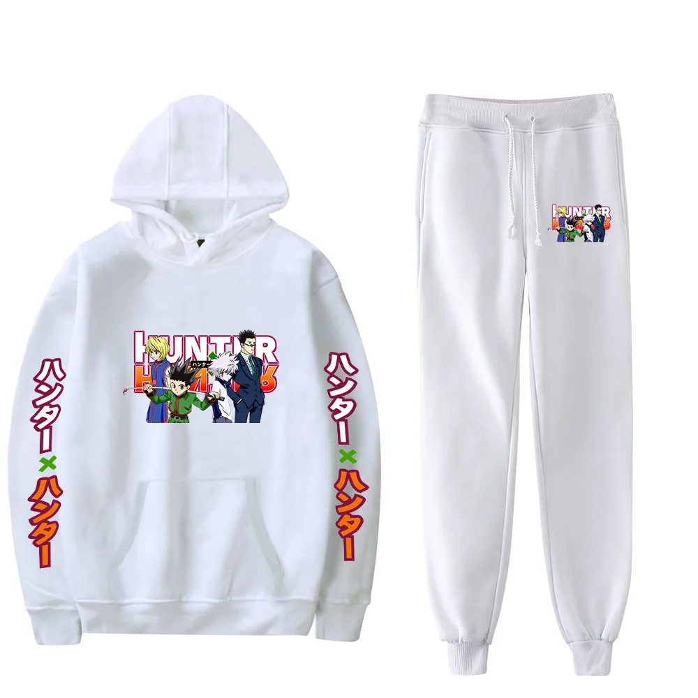Anime Hunter X Hunter Men's Set Fleece Hoodie Pant Thick Warm Tracksuit Sportswear Hooded Track Suits Male Sweatsuit Tracksuit 
Anime Hunter X Hunter Men's Set Fleece Hoodie Pant Thick Warm Tracksuit Sportswear Hooded Track Suits Male Sweatsuit Tracksuit