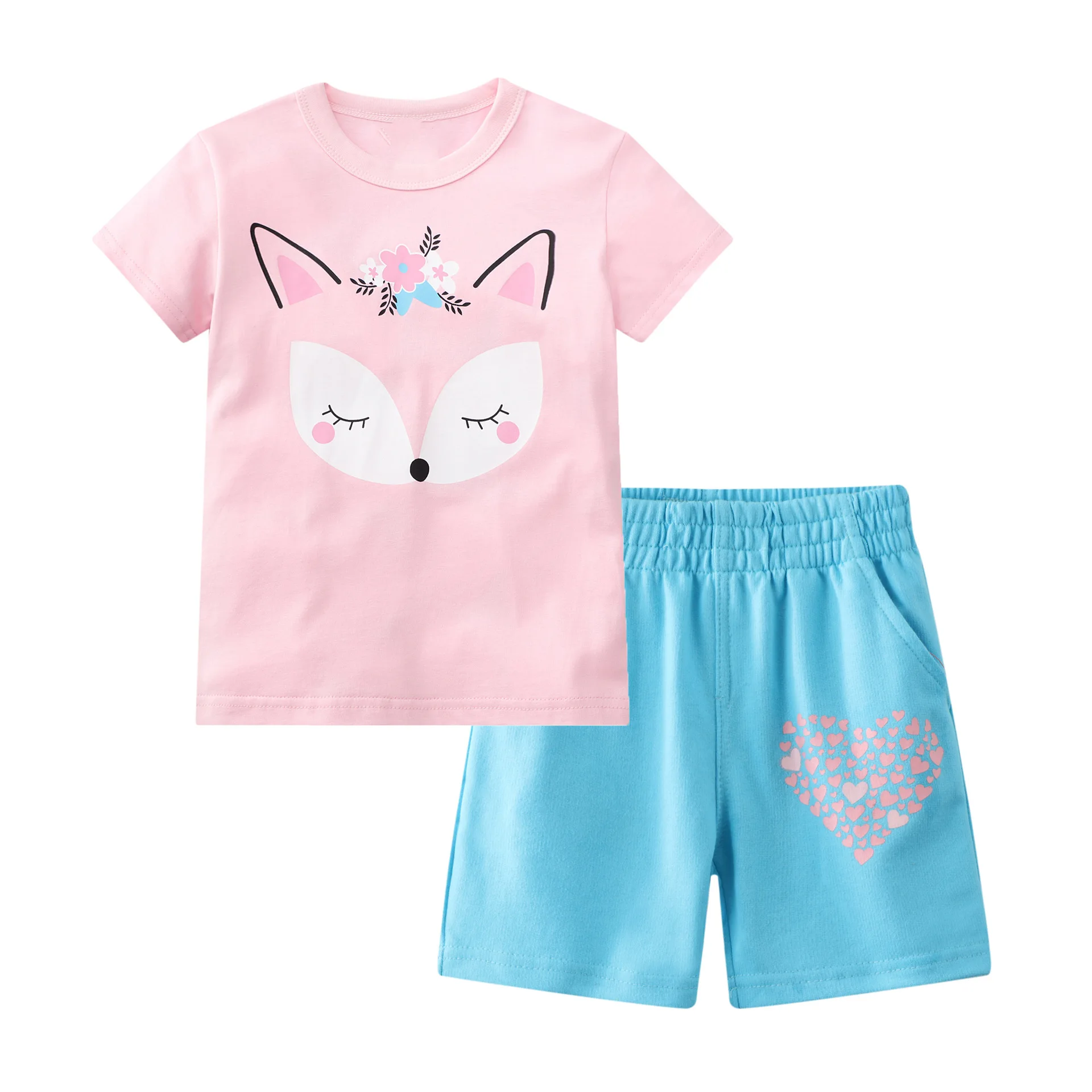 Toddler Girl Set Summer Cartoon Brand Short Sleeve Clothes Set Letter Printed T-shirt Pants 2pcs Outfits Solid Baby Kids Outfits
Toddler Girl Set Summer Cartoon Brand Short Sleeve Clothes Set Letter Printed T-shirt Pants 2pcs Outfits Solid Baby Kids Outfits