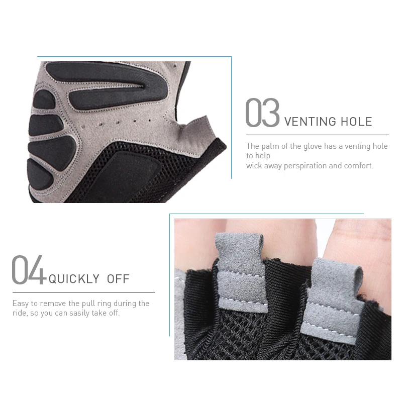 1 Pair High Quality Half Finger Cycling Gloves Summer Breathable Anti Slip Shockproof Quickly off Outdoor Sports Glove
1 Pair High Quality Half Finger Cycling Gloves Summer Breathable Anti Slip Shockproof Quickly off Outdoor Sports Glove