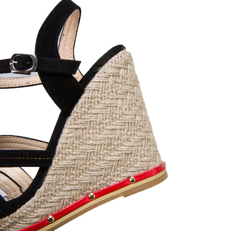 Woman Summer Fashion Wedge Sandals Platform Ladies High Heels Shoes Women Fashion Straw Buckle Open Toe Casual Female Footwear
Woman Summer Fashion Wedge Sandals Platform Ladies High Heels Shoes Women Fashion Straw Buckle Open Toe Casual Female Footwear