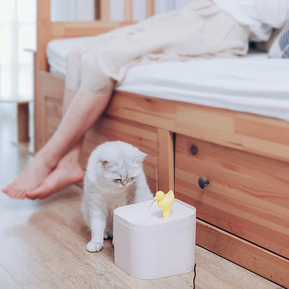 2.5L Large Capacity USB Pet Cat Fountain For Cats Drinking Dog Drinker Automatic Water Fountain Food Duckling Waterer Dispenser
2.5L Large Capacity USB Pet Cat Fountain For Cats Drinking Dog Drinker Automatic Water Fountain Food Duckling Waterer Dispenser
