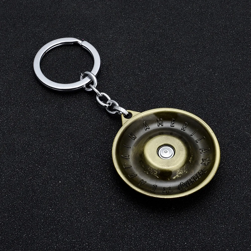 Marvel Avengers Captain America vs. Iron Man Keychain Rotatable Alloy Pendant Car Bag Key Chain Pendant 
Marvel Avengers Captain America vs. Iron Man Keychain Rotatable Alloy Pendant Car Bag Key Chain Pendant