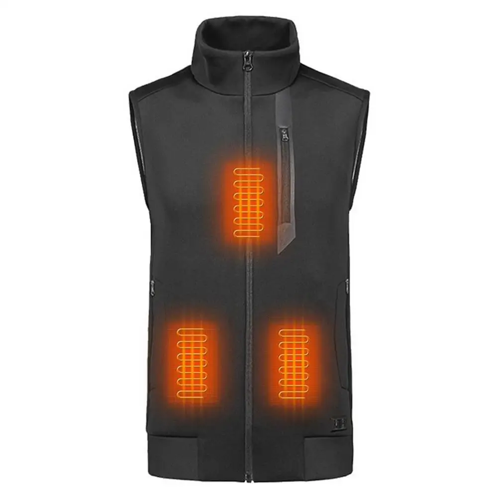 Heated Body Warmer Graphene Electric Heated Jacket 5V USB Charging Independent Temperature Control Washable Winter Thermal Ves 
Heated Body Warmer Graphene Electric Heated Jacket 5V USB Charging Independent Temperature Control Washable Winter Thermal Ves
