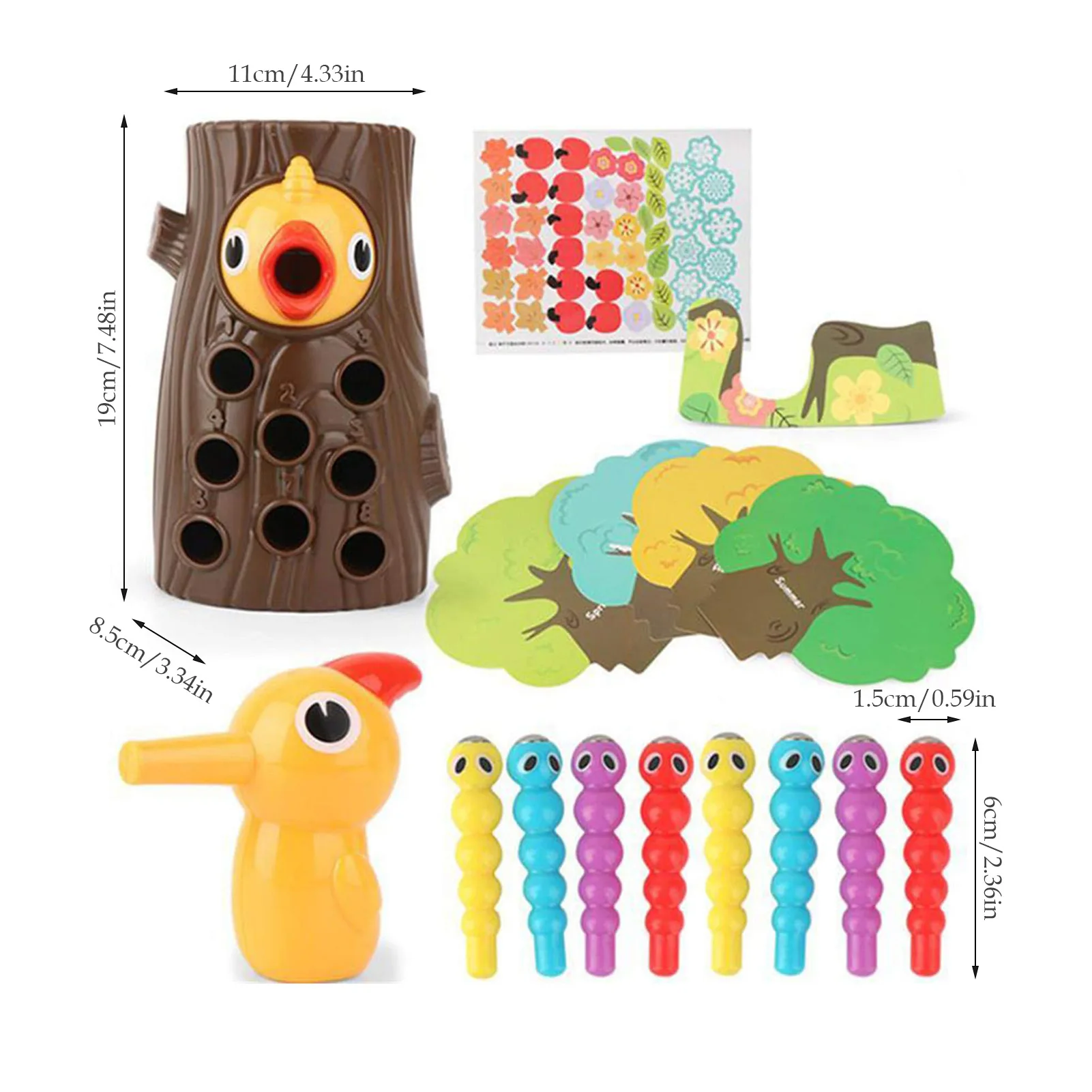 Montessori STEM Educational Toys For Children Wooden Toys Woodpecker Catching Bugs With Magnet Fishing Birthday Gift For Boys
Montessori STEM Educational Toys For Children Wooden Toys Woodpecker Catching Bugs With Magnet Fishing Birthday Gift For Boys