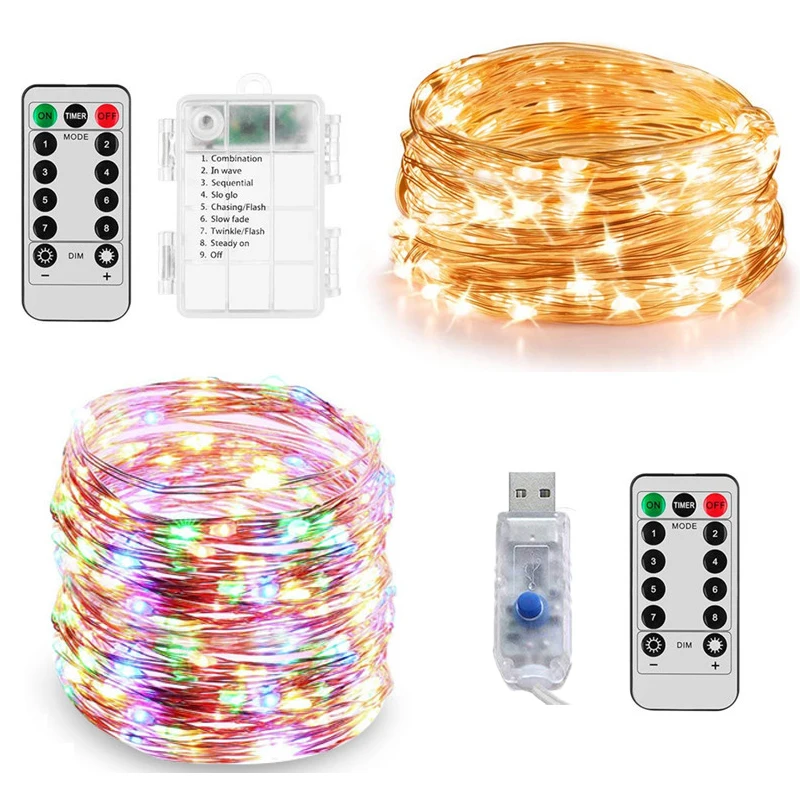 Fairy tale light copper line LED string lamp Christmas flower ring bedroom marriage new year decoration USB battery power supply 
Fairy tale light copper line LED string lamp Christmas flower ring bedroom marriage new year decoration USB battery power supply