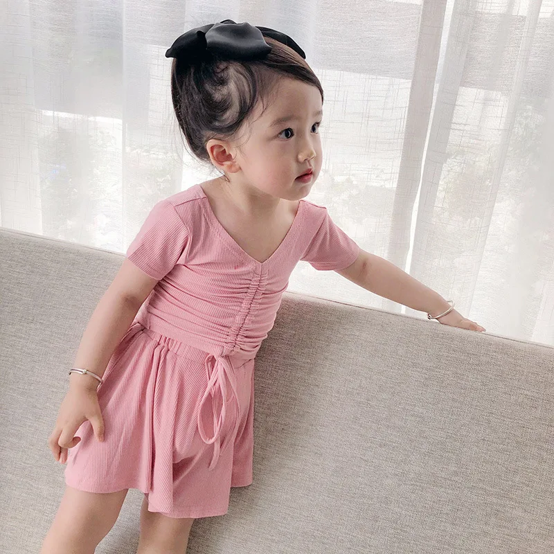 Girls Summer Suit 2020 New Summer Girl Short-Sleeved Shorts Two-Piece Suit girls clothing
Girls Summer Suit 2020 New Summer Girl Short-Sleeved Shorts Two-Piece Suit girls clothing
