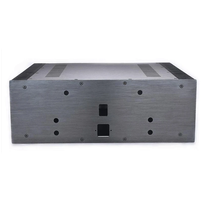 Vogue PASS Style Pure Rear Class Class A Amplifier Chassis Box House DIY Enclosure With Cooling Holes Amplifier Case Shell
Vogue PASS Style Pure Rear Class Class A Amplifier Chassis Box House DIY Enclosure With Cooling Holes Amplifier Case Shell