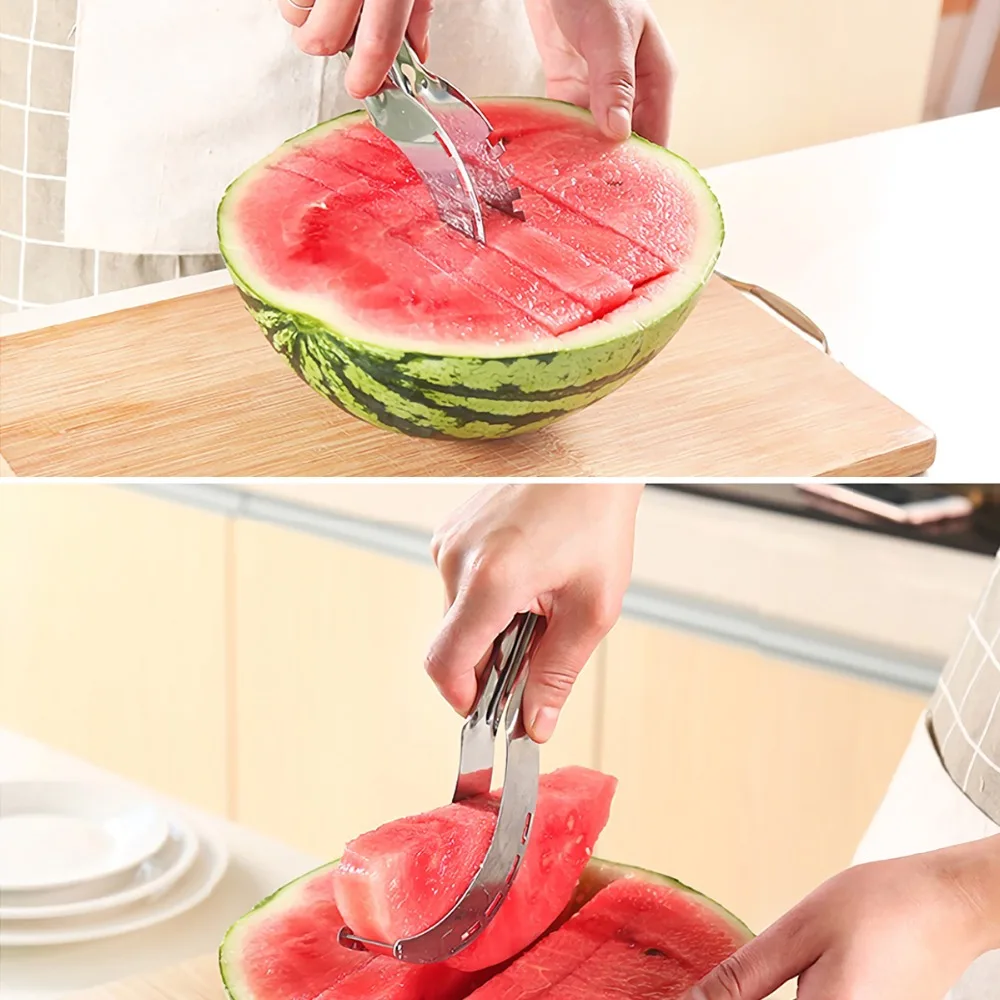 Stainless Steel Watermelon Slicer Cutter Knife Corer Fruit Vegetable Tools Kitchen accessories Gadgets
Stainless Steel Watermelon Slicer Cutter Knife Corer Fruit Vegetable Tools Kitchen accessories Gadgets