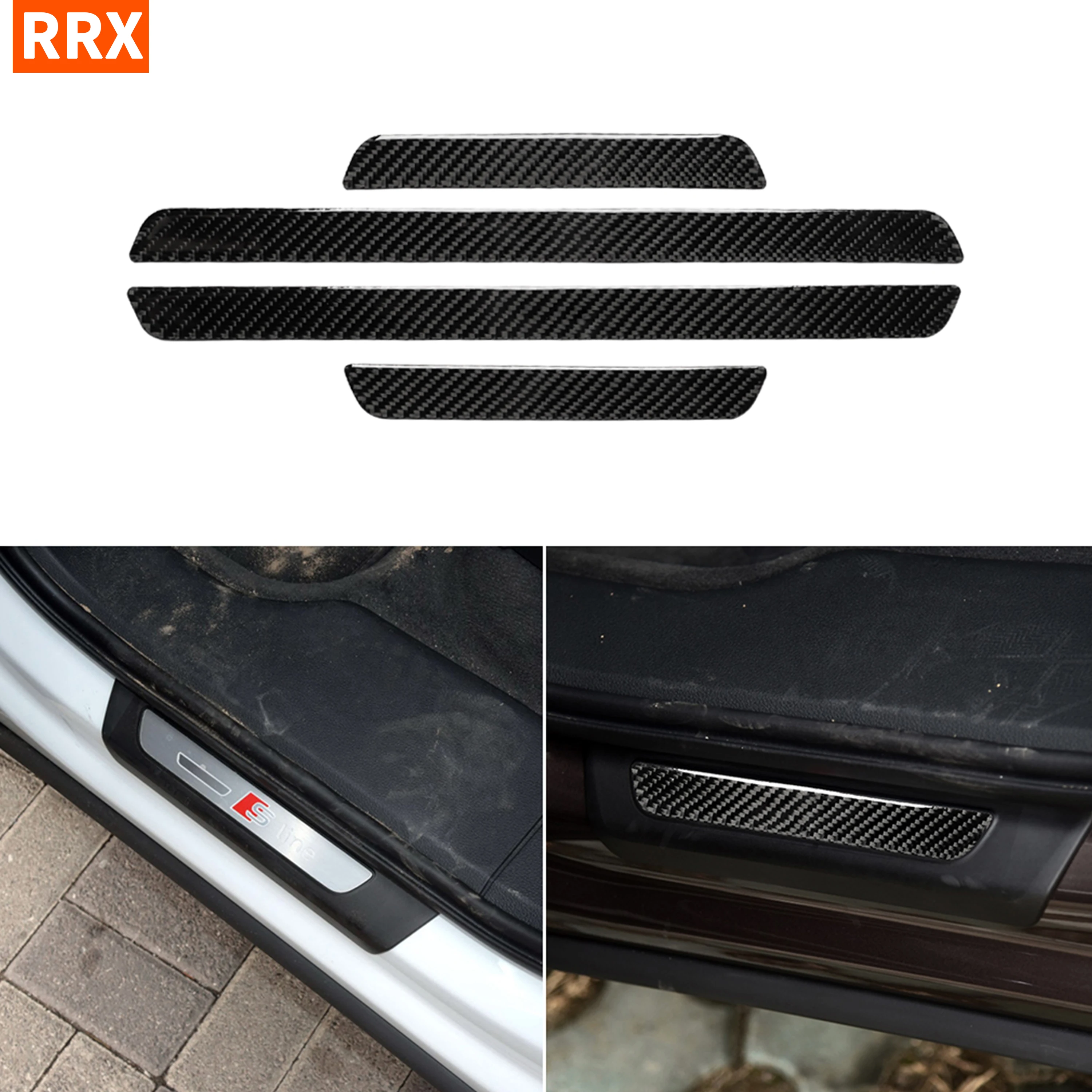 For Audi Q7 SQ7 4M 2016 2017 2018 2019 Carbon Fiber Stickers Sill Scuff Threshold 42cmx2 21cmx2 3D Interior Car Accessories
For Audi Q7 SQ7 4M 2016 2017 2018 2019 Carbon Fiber Stickers Sill Scuff Threshold 42cmx2 21cmx2 3D Interior Car Accessories