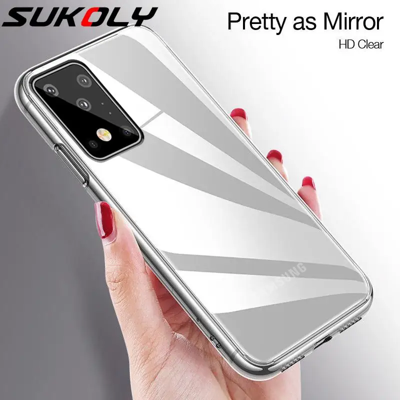 Ultra Thin Clear Silicone Phone Case For Samsung Galaxy S21 Plus S20 FEA51 A71 A21S Note 20 Soft TPU Back Cover M52 A32 A52 A72
Ultra Thin Clear Silicone Phone Case For Samsung Galaxy S21 Plus S20 FEA51 A71 A21S Note 20 Soft TPU Back Cover M52 A32 A52 A72