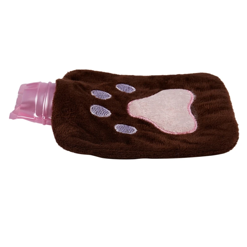 Мини-бутылка для горячей воды плюшевая грелка рук зимняя сумка (офсетная печать) |