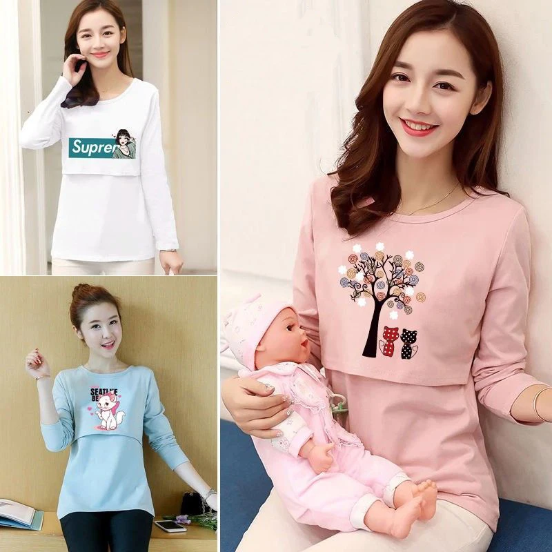 1pc Fashoin Maternity Clothings Nursing Mom Shirt Long Sleeve Pregnant Shirt Spring and Autumn Plus Size Maternity Clothes
1pc Fashoin Maternity Clothings Nursing Mom Shirt Long Sleeve Pregnant Shirt Spring and Autumn Plus Size Maternity Clothes