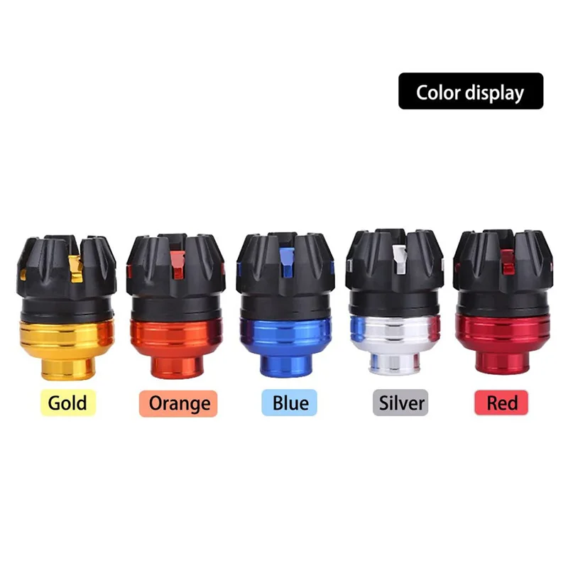 2pcs Motorcycle ABS Front Fork Frame Slider Scooter Wheel Motor 2.8inch Aluminum Crash Cap Pad Falling Protector Accessories
2pcs Motorcycle ABS Front Fork Frame Slider Scooter Wheel Motor 2.8inch Aluminum Crash Cap Pad Falling Protector Accessories