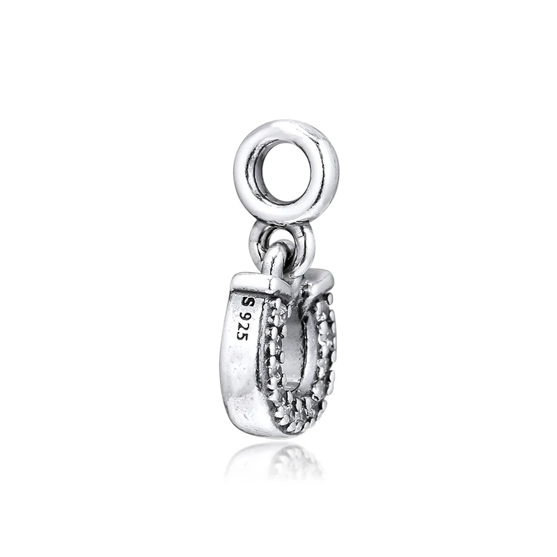 QANDOCCI Me Series 925 пробы серебряные подвески Моя счастливая подкова Подвески бусины