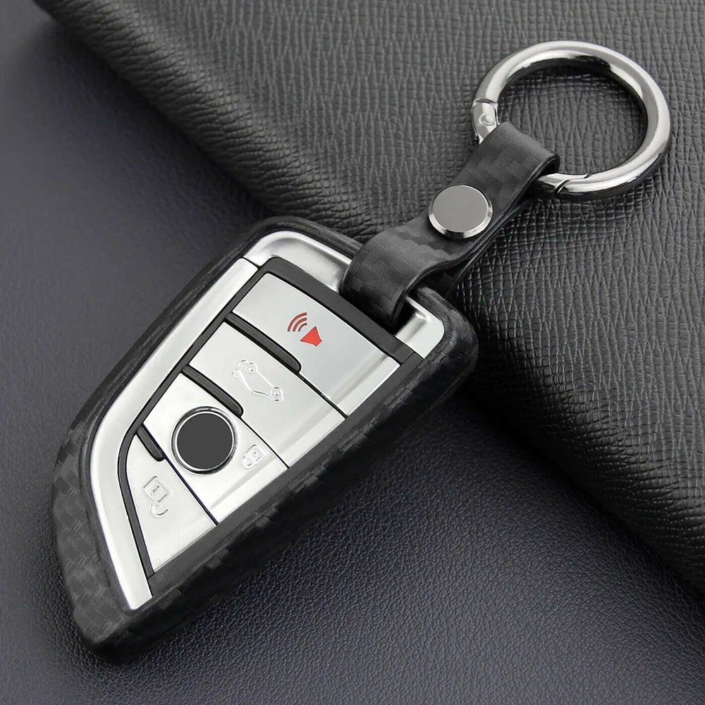 New Key Case Key Chain Carbon Fiber Car Key Case Fob Cover Holder Shell For BMW 1-8 Series And X1-7
New Key Case Key Chain Carbon Fiber Car Key Case Fob Cover Holder Shell For BMW 1-8 Series And X1-7