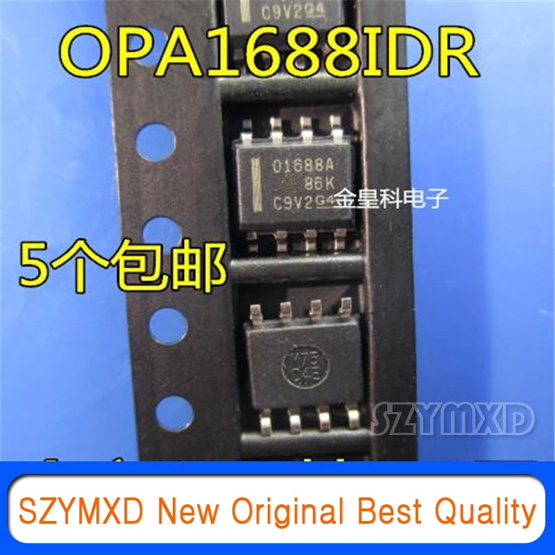 

5Pcs/Lot New Original OPA1688IDR OPA1688AIDR O1688A SOP-8 audio operation amplification In Stock