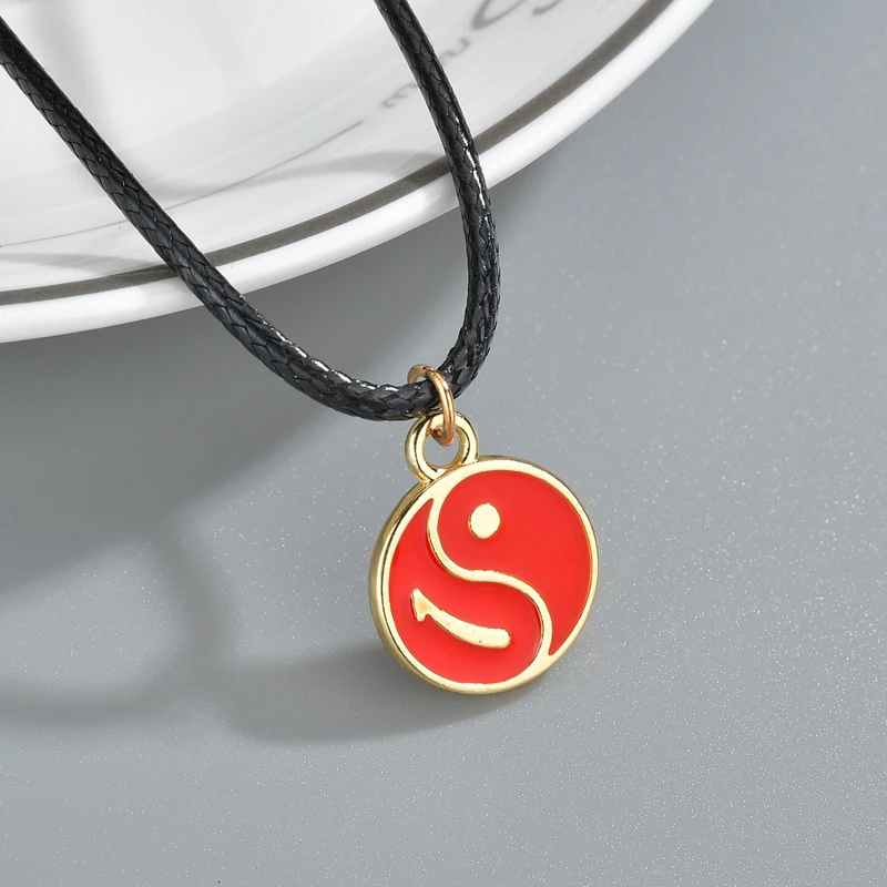 Womens Rhinestrone Insect Spider Bee Necklace Fruit Strawberry World Map Black Rope Unisex Necklaces Pendants Jewelry | Украшения и