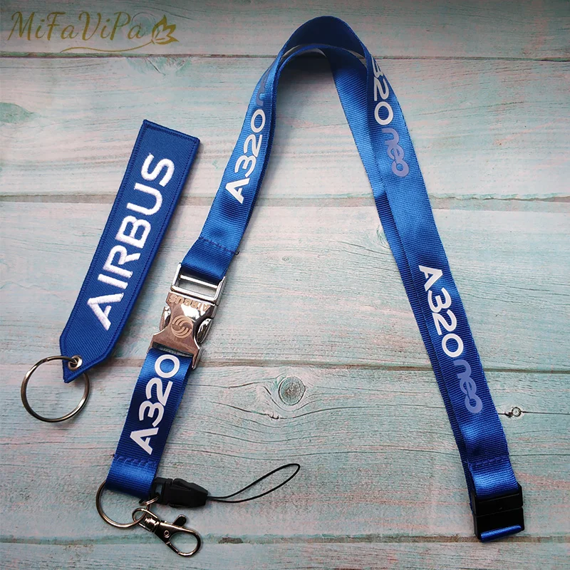 MiFaViPa Blue A320 Neo AIRBUS Keychain Lanyards Neck Strap Chaveiro Key Chain Llavero for ID Card Holder Lanyard Christmas Gift
MiFaViPa Blue A320 Neo AIRBUS Keychain Lanyards Neck Strap Chaveiro Key Chain Llavero for ID Card Holder Lanyard Christmas Gift