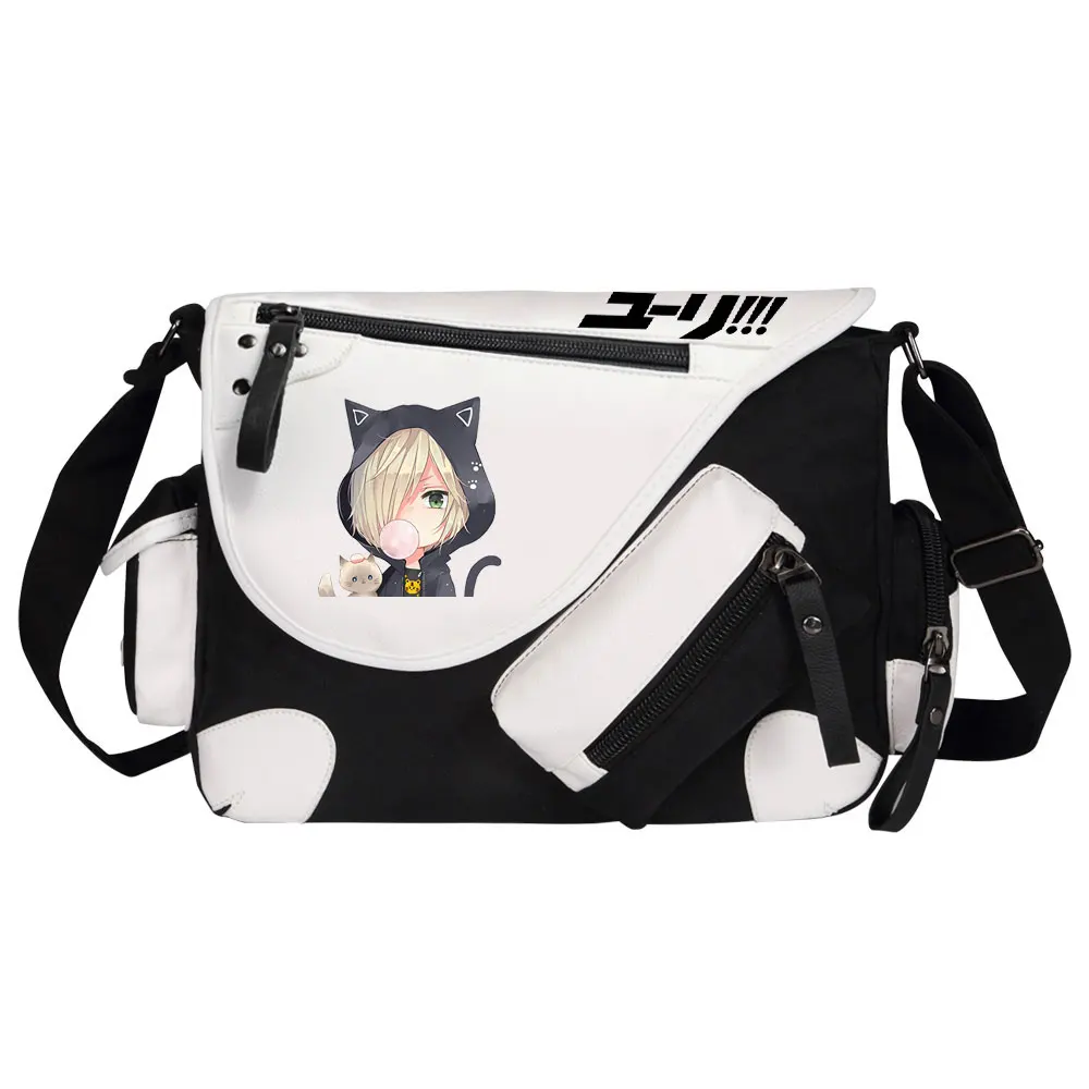New Anime Yuri On Ice Prints Men Canvas Travel Shoulder Bag Women Messenger Bags Teenager Satchels Boys Girls Kids Bookbag
New Anime Yuri On Ice Prints Men Canvas Travel Shoulder Bag Women Messenger Bags Teenager Satchels Boys Girls Kids Bookbag