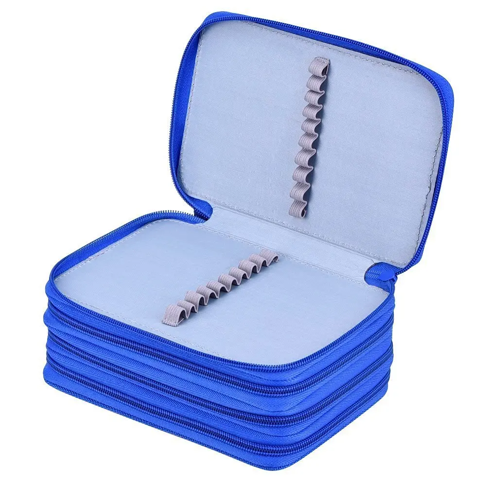 New Four-Layer Pencil Bag Solid Color Square 72 Holes Large Capacity Stationery Box Excellent Material Fashionable Exquisite
New Four-Layer Pencil Bag Solid Color Square 72 Holes Large Capacity Stationery Box Excellent Material Fashionable Exquisite