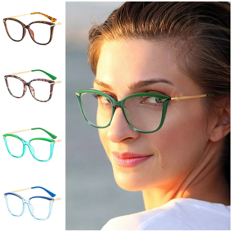 Fashion Anti-Blue Glasses Unisex Optical Eyeglass Cat Eye Spectacles Oversize Frame Eyewear Can Be Equipped with Myopia
Fashion Anti-Blue Glasses Unisex Optical Eyeglass Cat Eye Spectacles Oversize Frame Eyewear Can Be Equipped with Myopia