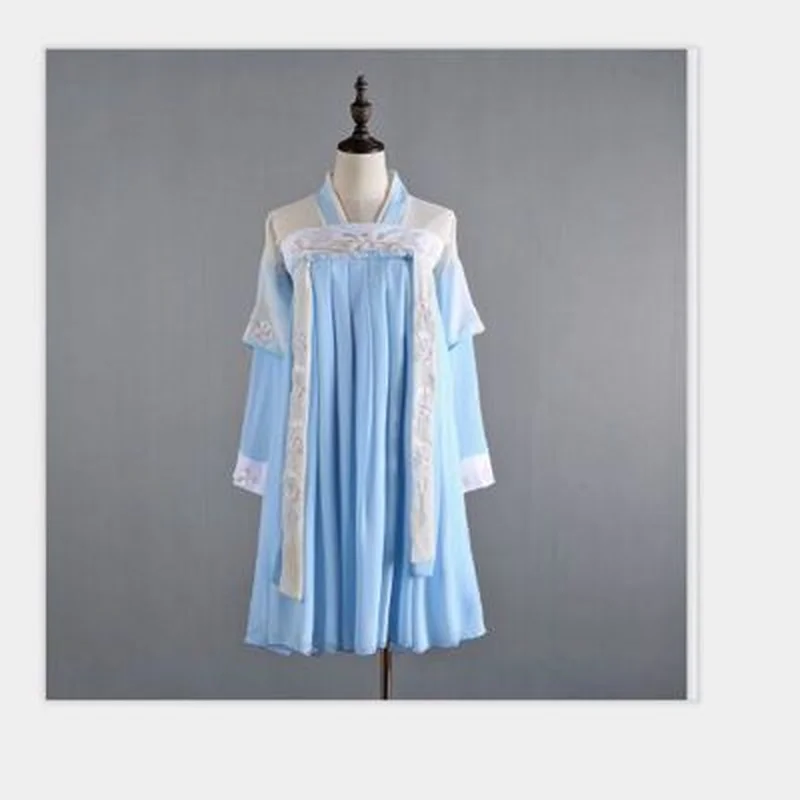 2020 Women 's Hanfu Traditional Fairy Han Princess Clothing National Outfit Stage Dress Folk Dance Costume Cosplay Outfit
2020 Women 's Hanfu Traditional Fairy Han Princess Clothing National Outfit Stage Dress Folk Dance Costume Cosplay Outfit