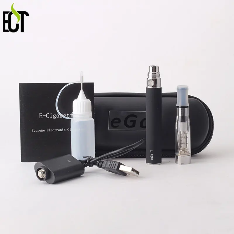 

Kit Electronic Cigarette Ego T 650mah 900mah 1100mah Battery CE4 Atomizer 1.6ml Vape With Zipper Case E-Cigarettes