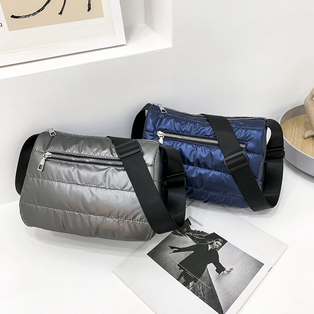 Fashion Bolsas Feminina Soft Quilted Stripe Shoulder Bag Women Casual Solid Color Nylon Crossbody Bags Female Small Handbags
Fashion Bolsas Feminina Soft Quilted Stripe Shoulder Bag Women Casual Solid Color Nylon Crossbody Bags Female Small Handbags