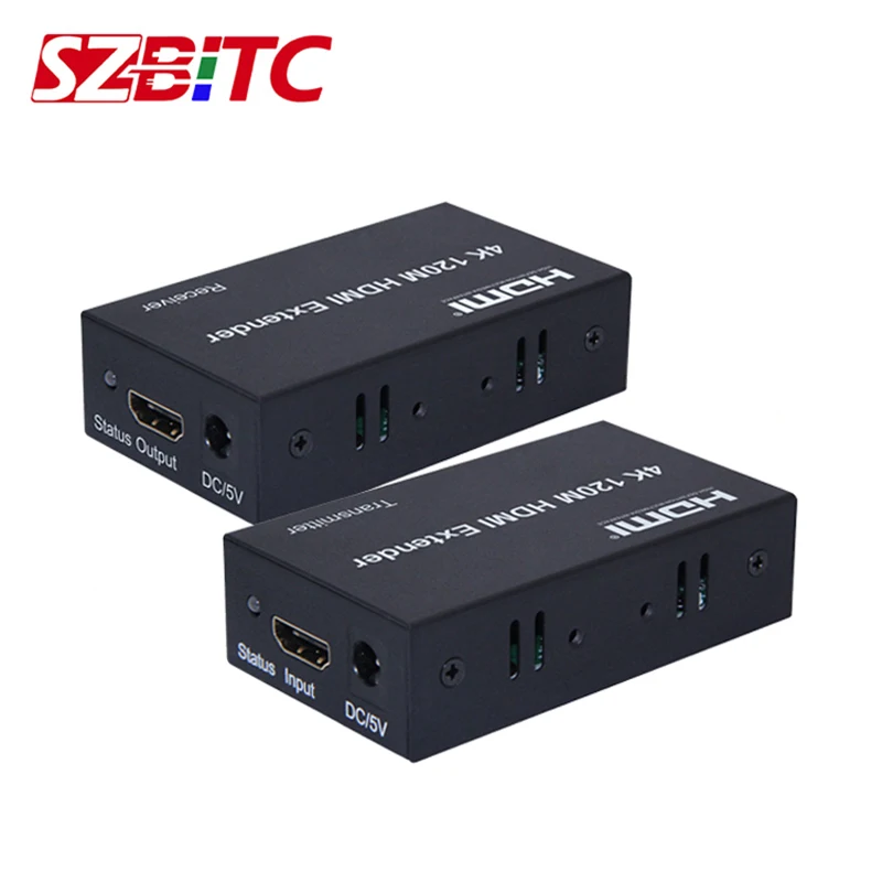 SZBITC HDMI Extender Over IP/TCP CAT5e/6 Rj45 LAN Network Support 4k 120m Extension HDMI Splitter Transmitter Receiver
SZBITC HDMI Extender Over IP/TCP CAT5e/6 Rj45 LAN Network Support 4k 120m Extension HDMI Splitter Transmitter Receiver
