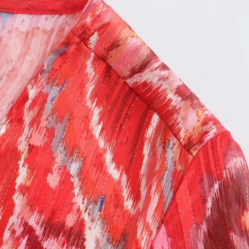 PPYQYKX Za Dress 2021 Ladies Fashion Print Lace-up Three-quarter Sleeve Long Dress Ladies Retro Casual Sexy V-neck Ladies Dress
PPYQYKX Za Dress 2021 Ladies Fashion Print Lace-up Three-quarter Sleeve Long Dress Ladies Retro Casual Sexy V-neck Ladies Dress