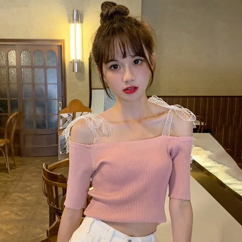 Женская Однотонная футболка Daxin на шнуровке, Повседневная облегающая Трикотажная футболка с открытыми плечами и коротким рукавом, женские ...
Женская Однотонная футболка Daxin на шнуровке, Повседневная облегающая Трикотажная футболка с открытыми плечами и коротким рукавом, женские ...