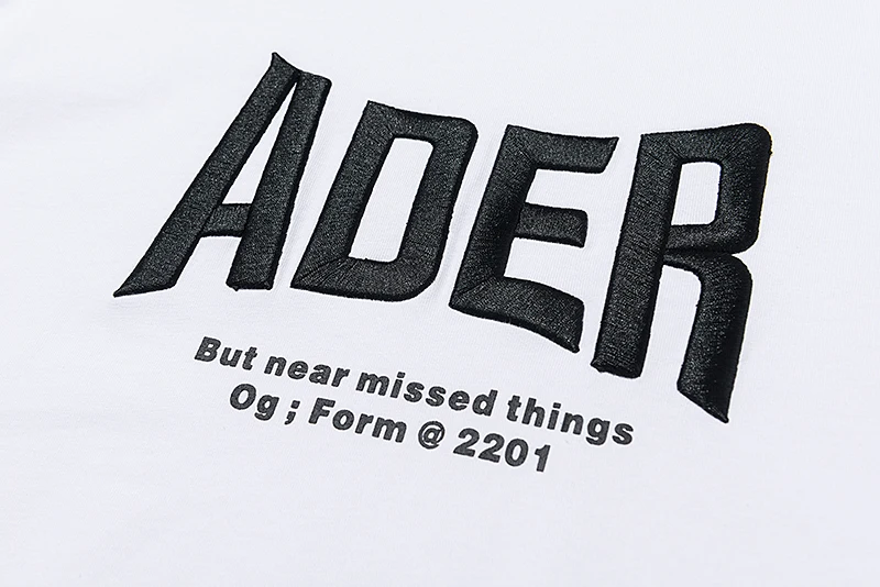 ADER 2021 Summer Men's and Women's Fashion Trends High-quality Casual Loose Round Neck Cotton Embroidered Letters Short Sleeves
ADER 2021 Summer Men's and Women's Fashion Trends High-quality Casual Loose Round Neck Cotton Embroidered Letters Short Sleeves