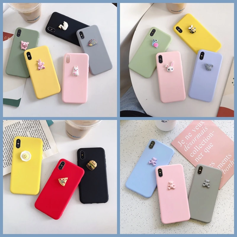Чехол для Huawei Y9 Y7 Prime Y6 Pro Y5 2019 мягкий 3D-чехол с милой свиньей собачкой пандой